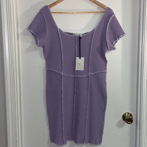 💜 {PRICE FIRM} Milk It Ribbed Cotton Mino Dress - Picture 4 of 8